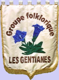 Fanion du groupe Folklorique des Gentianes